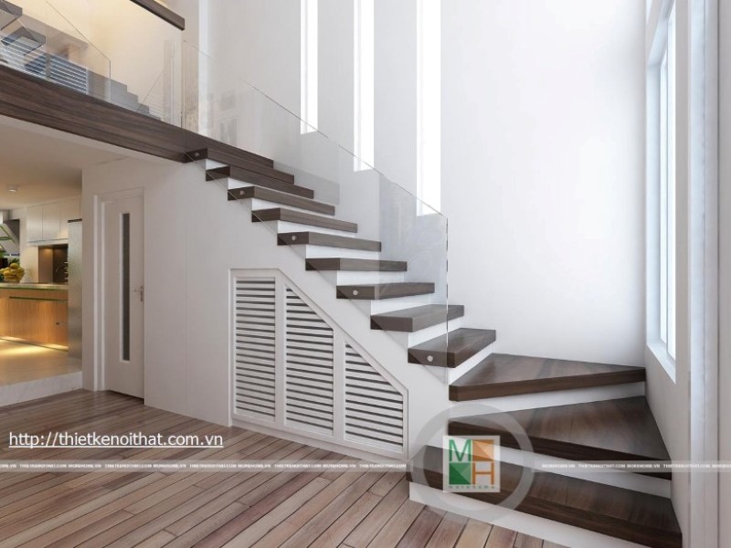 Ấn tượng khi lựa chọn cầu thang gỗ cho không gian nội thất